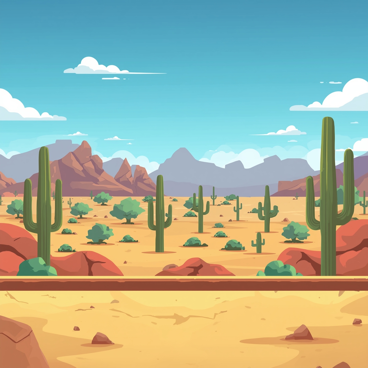 Fondo desértico